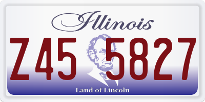 IL license plate Z455827