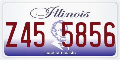 IL license plate Z455856