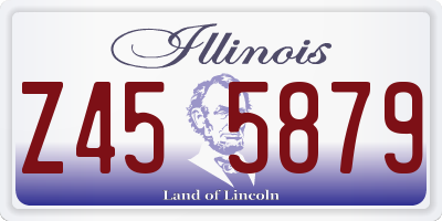 IL license plate Z455879