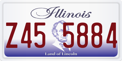 IL license plate Z455884