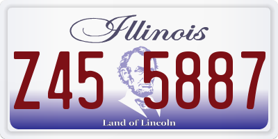 IL license plate Z455887