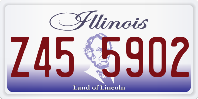 IL license plate Z455902