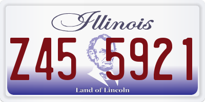 IL license plate Z455921