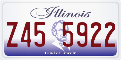 IL license plate Z455922