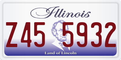 IL license plate Z455932