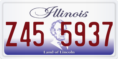 IL license plate Z455937