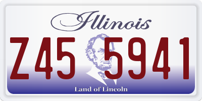 IL license plate Z455941