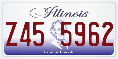 IL license plate Z455962