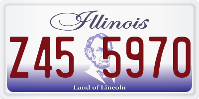 IL license plate Z455970