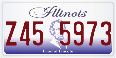 IL license plate Z455973