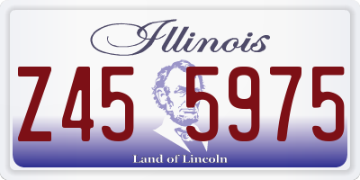 IL license plate Z455975