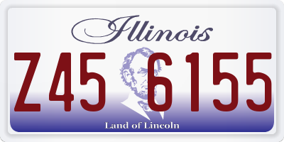 IL license plate Z456155