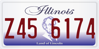 IL license plate Z456174