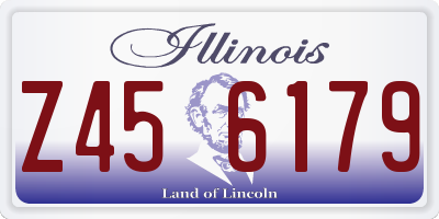 IL license plate Z456179