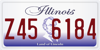IL license plate Z456184