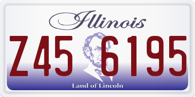 IL license plate Z456195