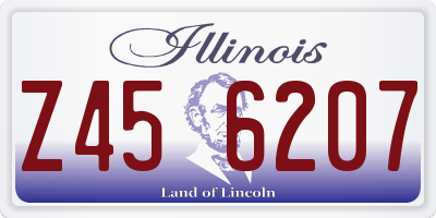 IL license plate Z456207