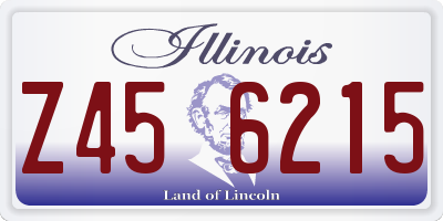 IL license plate Z456215