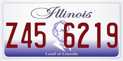 IL license plate Z456219