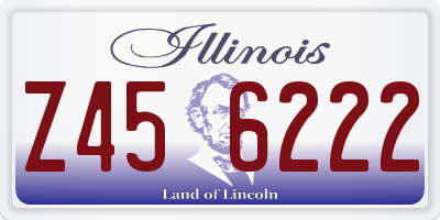 IL license plate Z456222