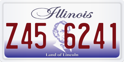 IL license plate Z456241