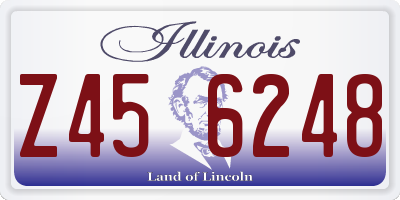 IL license plate Z456248