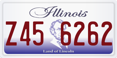 IL license plate Z456262