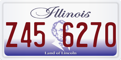 IL license plate Z456270