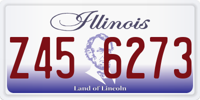 IL license plate Z456273