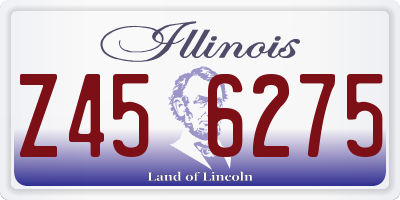IL license plate Z456275