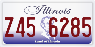 IL license plate Z456285