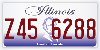 IL license plate Z456288