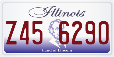 IL license plate Z456290