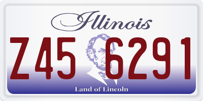 IL license plate Z456291