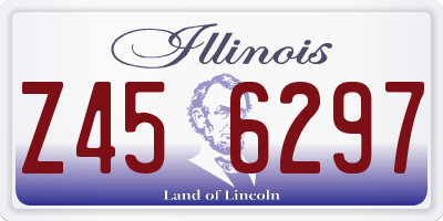 IL license plate Z456297