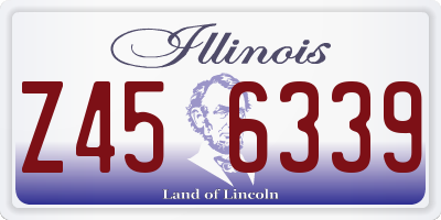 IL license plate Z456339