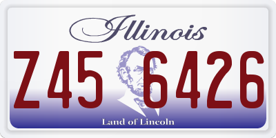 IL license plate Z456426