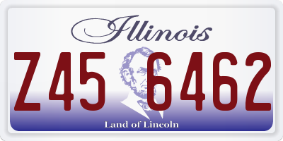 IL license plate Z456462