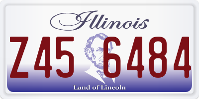IL license plate Z456484