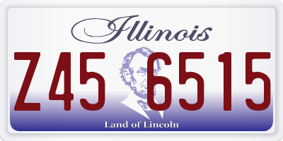IL license plate Z456515