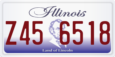 IL license plate Z456518