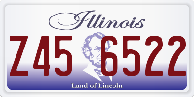 IL license plate Z456522