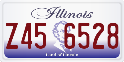 IL license plate Z456528
