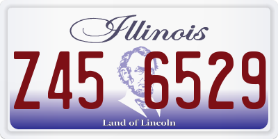 IL license plate Z456529