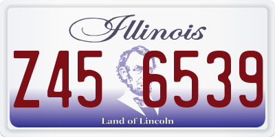 IL license plate Z456539