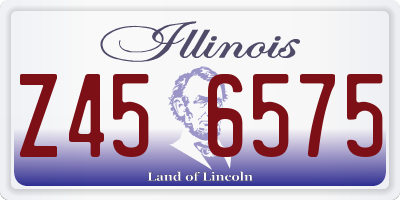 IL license plate Z456575