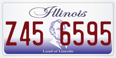 IL license plate Z456595