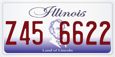 IL license plate Z456622