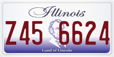 IL license plate Z456624