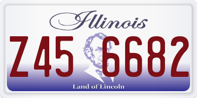 IL license plate Z456682